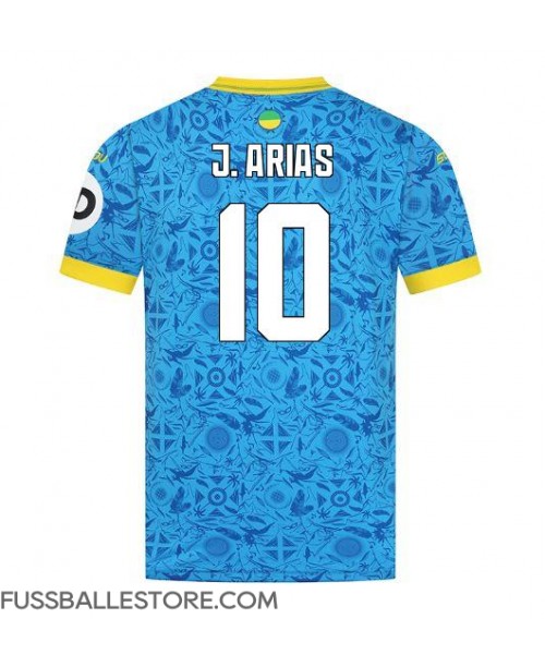 Günstige Wolves Jhon Arias #10 3rd trikot 2025-26 Kurzarm Günstige Wolves Jhon Arias #10 3rd trikot 2025-26 Kurzarm